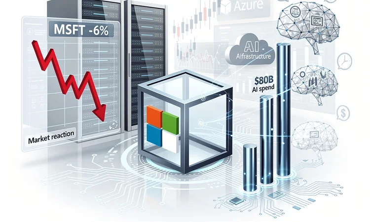 Microsoft’s $80 Billion AI Gamble Rattles Wall Street as Cloud Growth Slows