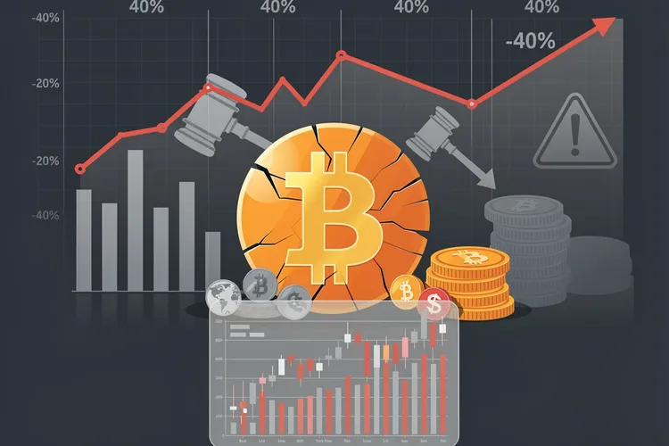 Bitcoin’s 40% Plunge Exposes Structural Weakness in Cryptocurrency Market Demand