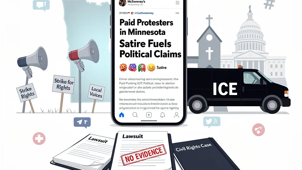 Satire Stirs Paid Protester Firestorm in Minnesota’s ICE Uprising