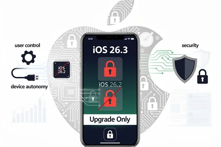 Apple Closes the Door on iOS 26.2 Downgrades, Tightening Control Over Software Updates