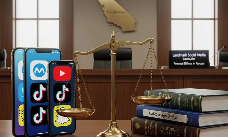 Social Media’s Reckoning: Addiction Trials Target Tech Giants’ Designs