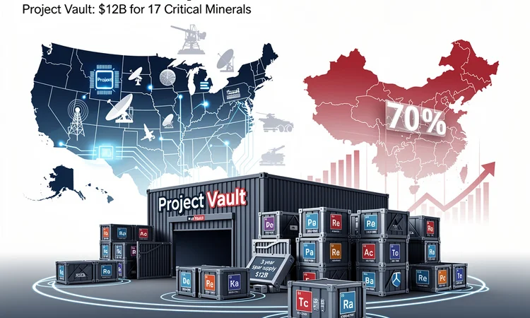 Trump’s $12 Billion ‘Project Vault’ Aims to Shatter China’s Stranglehold on Critical Minerals