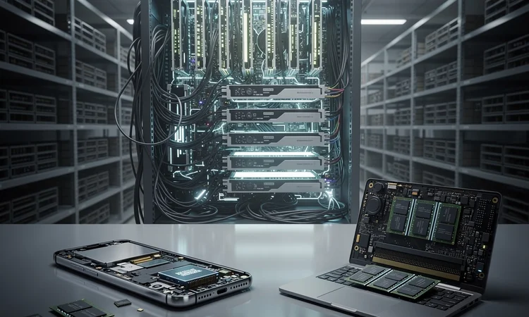 AI-Driven Memory Shortage to Disrupt Smartphone, PC Markets in 2026