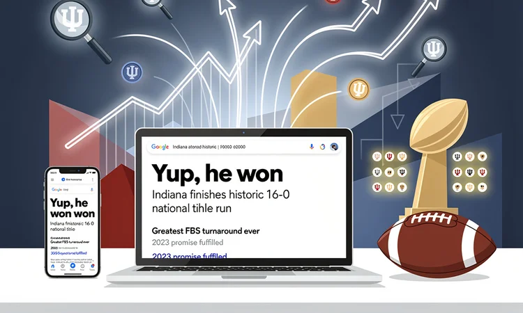 Google’s ‘Yup, He Won’ Nod to Cignetti Validates Epic Hoosiers Turnaround
