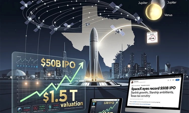 Musk’s Cosmic IPO: SpaceX Eyes $1.5 Trillion Debut Under Aligned Planets