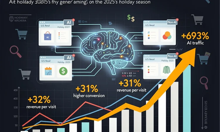 AI’s 693% Holiday Traffic Explosion: Retail’s New Commerce Frontier