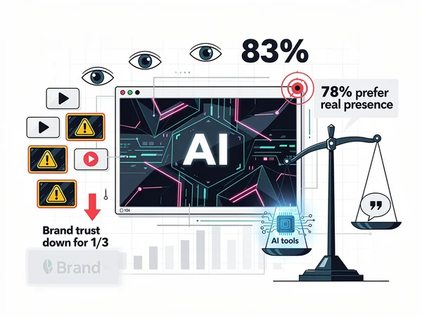 AI Videos Erode Brand Faith as Viewers Spot Synthetics Everywhere