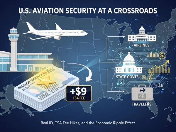 The Hidden Cost of America’s Airport Security Overhaul: How Real ID Implementation Will Reshape Travel Economics